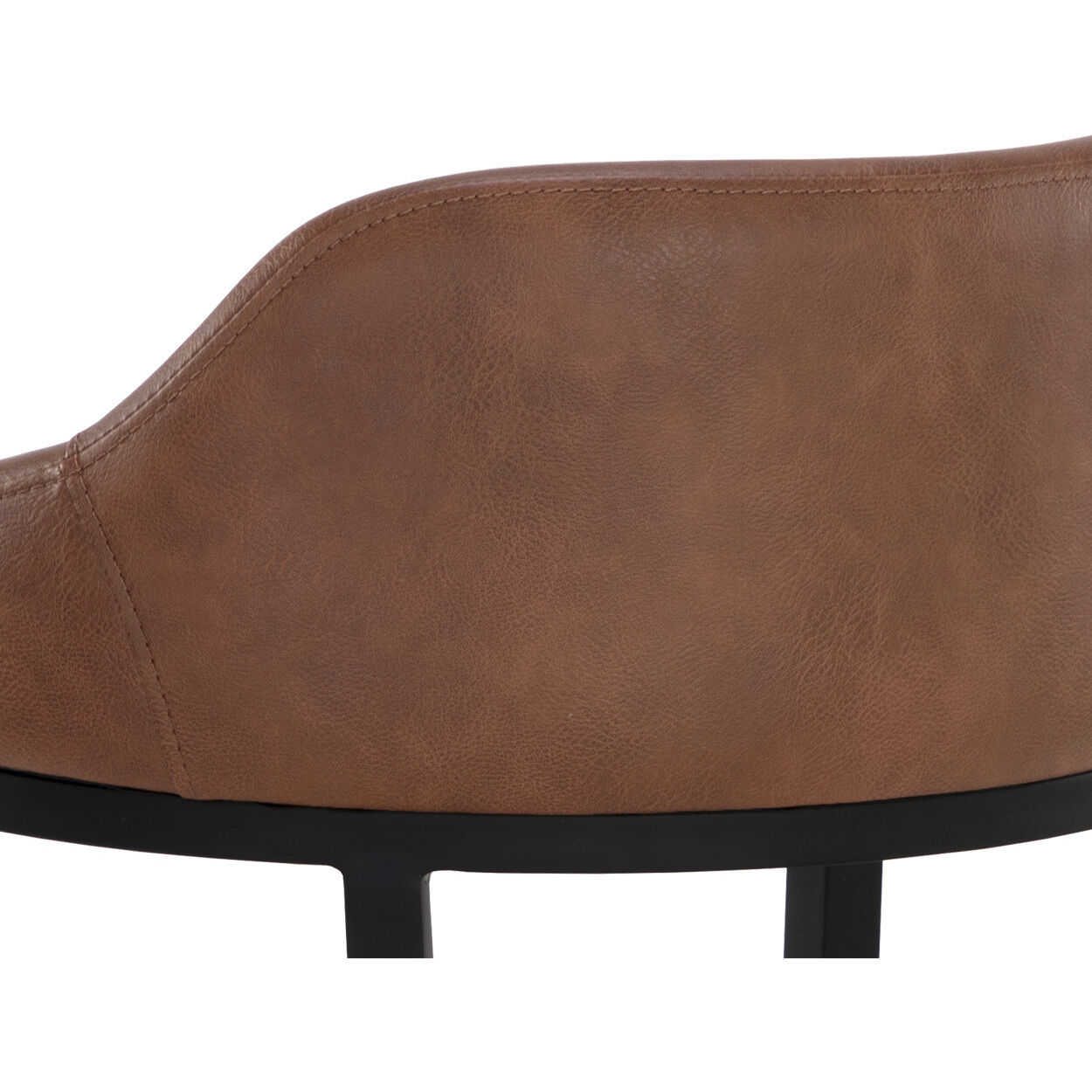 Astra 31.5 inch Black / Cinnamon Brown Counter Stool